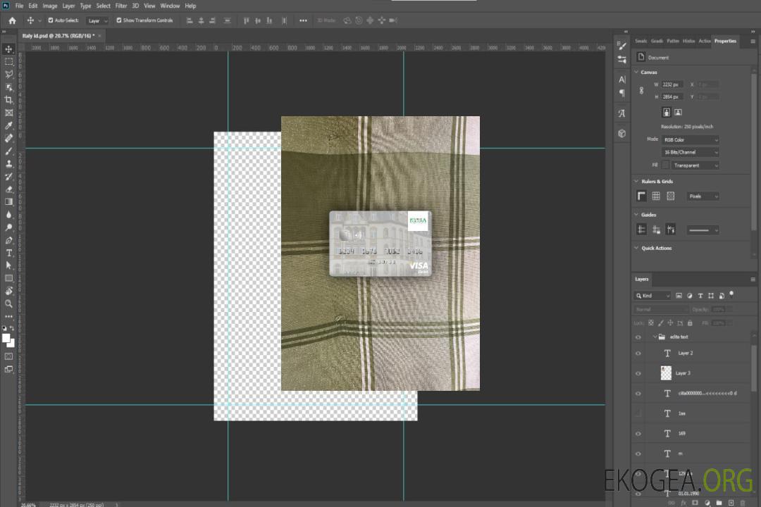 Photolook de la carte de débit visa Luxembourg Banque Fortuna avant template Photolook de la carte de débit visa Luxembourg Banque Fortuna avant template
